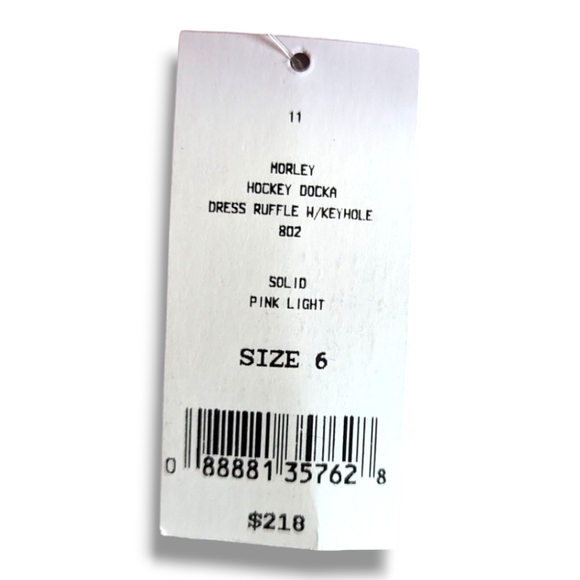 Morley Girls size 6 Pink Eyelet Ruffled Dress - Picture 6 of 6